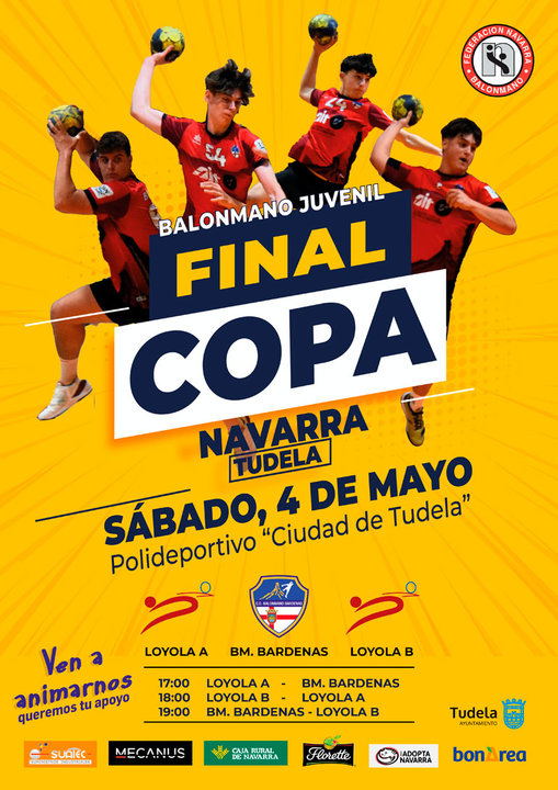 Final en Tudela de Copa de Balonmano juvenil masculina