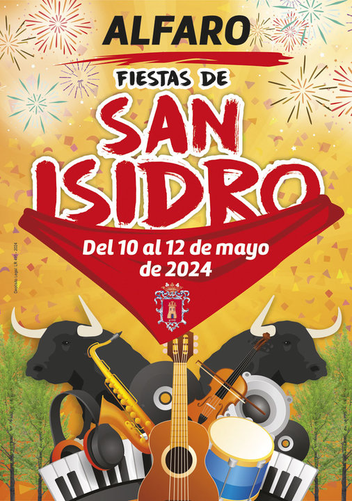 Programa de las Fiestas de San Isidro 2024 en Alfaro