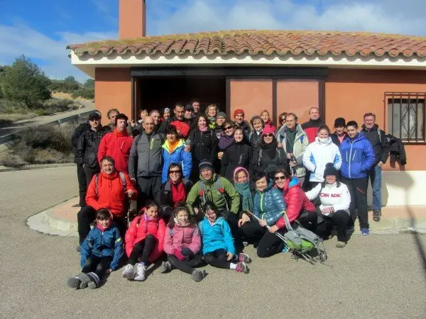 Este grupo de murchantinos caminaron a Javier