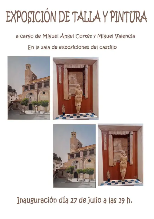 Exposici&oacute;n en Marcilla de talla y pintura