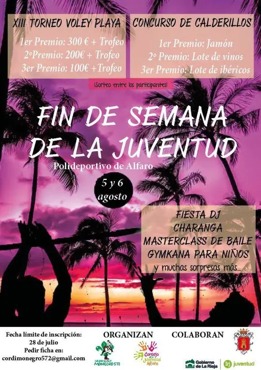 Fin de semana de la juventud en Alfaro