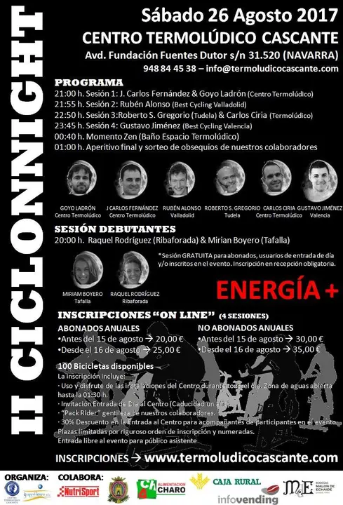 II Ciclonight Centro Termol&uacute;dico Cascante