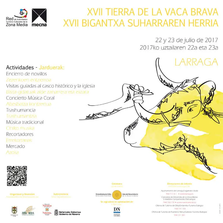 XVII edici&oacute;n de Larraga, Tierra de la Vaca Brava
