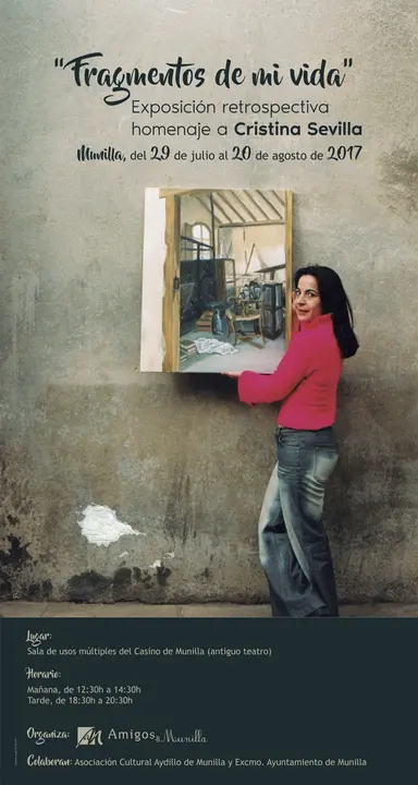 Exposici&oacute;n retrospectiva homenaje a Cristina Sevilla Fragmentos de mi vida