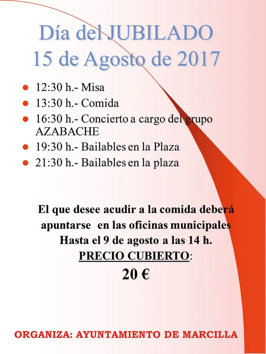 D&iacute;a del Jubilado en Marcilla