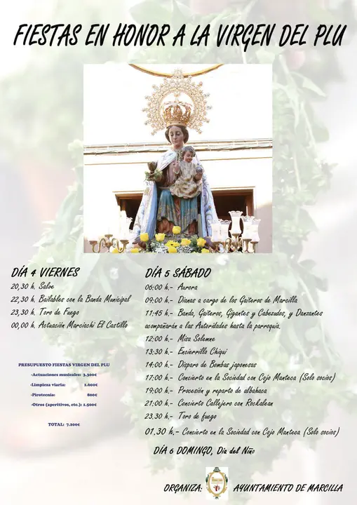 Fiestas de la Virgen del Pl&uacute; en Marcilla