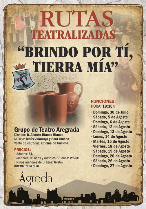 Rutas teatralizadas 'Brindo por t&iacute;, tierra m&iacute;a'