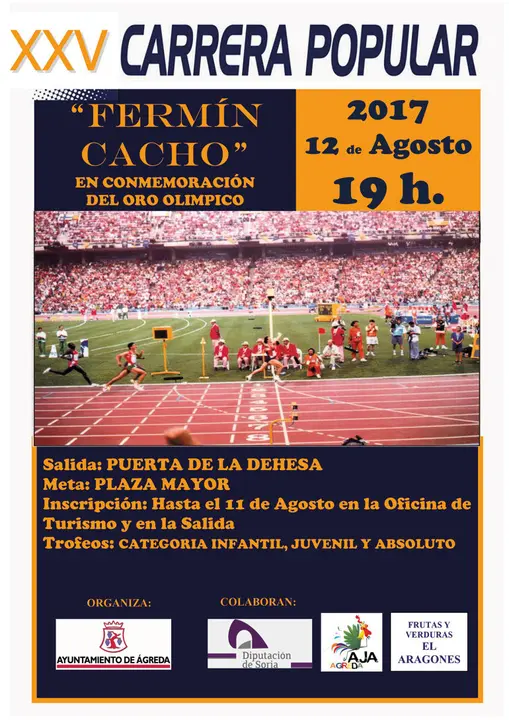 XXV Carrera popular 'Ferm&iacute;n Cacho' en &Aacute;greda
