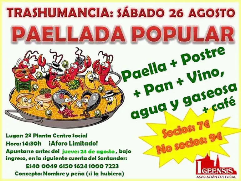Paellada popular en Igea