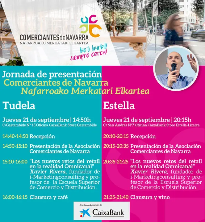 Jornada de presentaci&oacute;n en Tudela de Comerciantes de Navarra