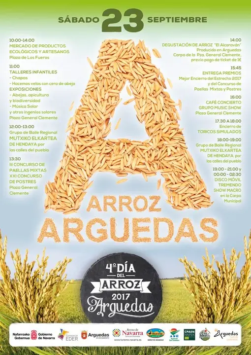 IV D&iacute;a del arroz en Arguedas