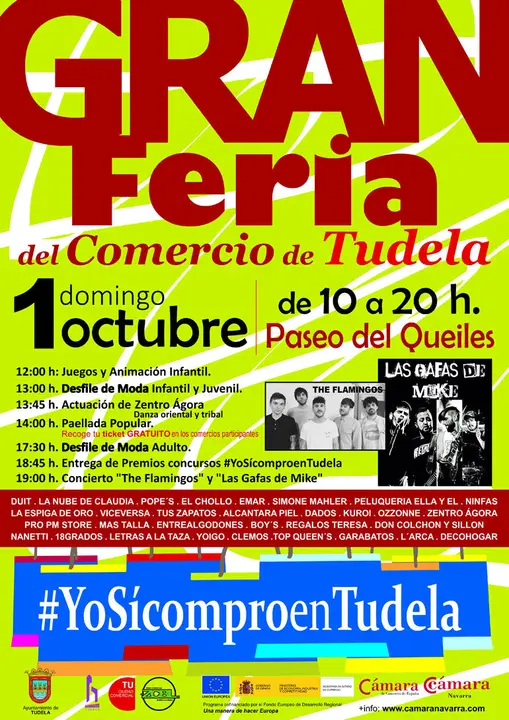 Gran feria del Comercio en Tudela