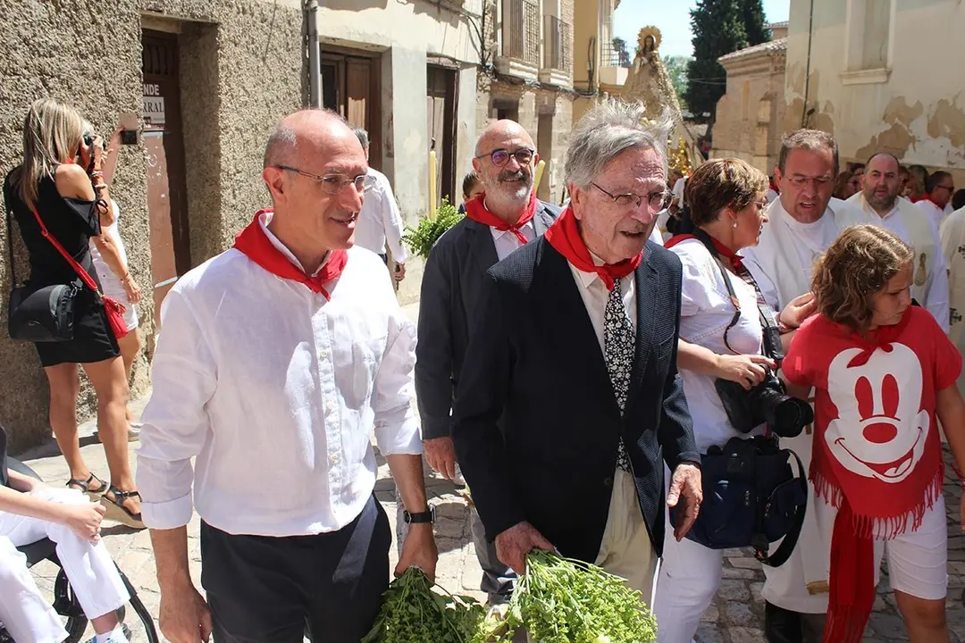 Rafael Moneo en la procesi&oacute;n de Santa Ana