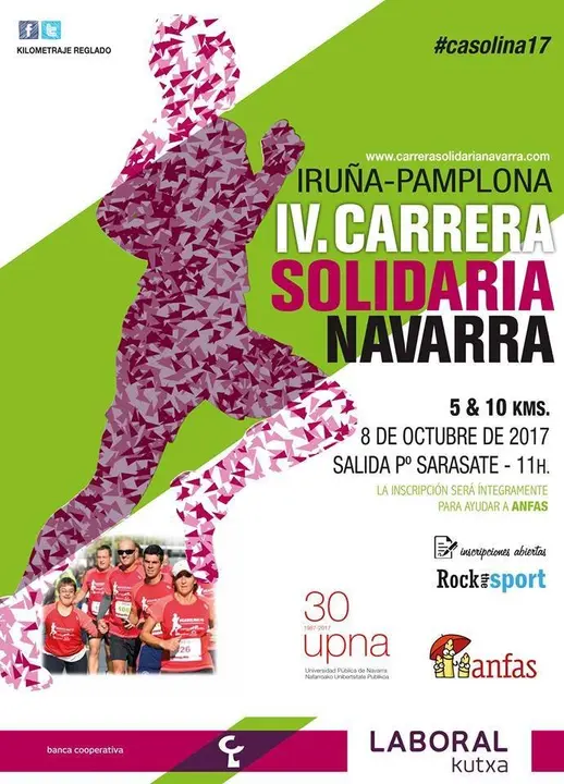 IV Carrera solidaria navarra en Pamplona