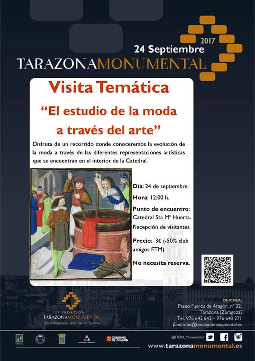Visita tem&aacute;tica en Tarazona 'El estudio de la moda a trav&eacute;s del arte'