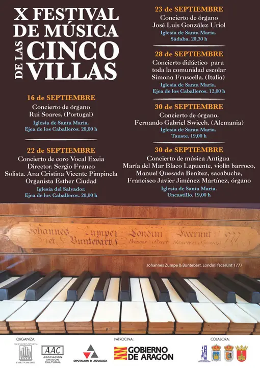 X Festival de M&uacute;sica de las Cinco Villas