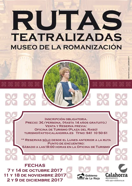 Rutas teatralidades en el Museo de la Romanizaci&oacute;n en Calahorra