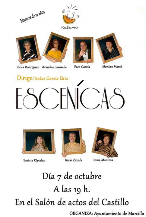 Teatro &lsquo;Esc&eacute;nicas&rsquo; en Marcilla