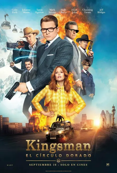 Cine 'Kingsman, el c&iacute;rculo de oro'