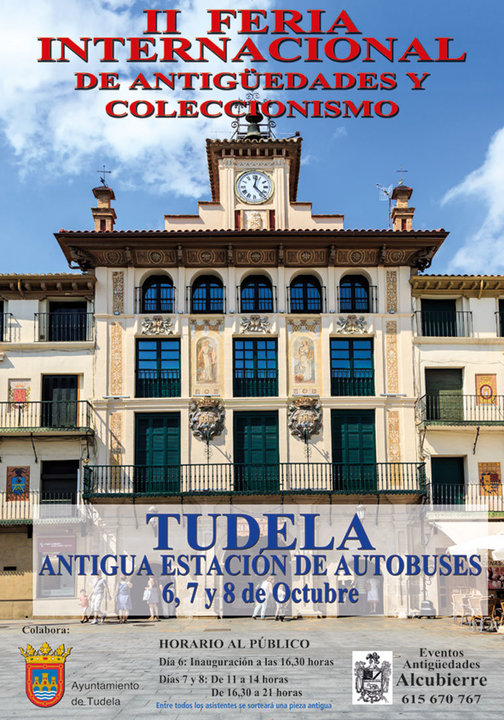 II Feria internacional de antigüedades y coleccionismo en Tudela
