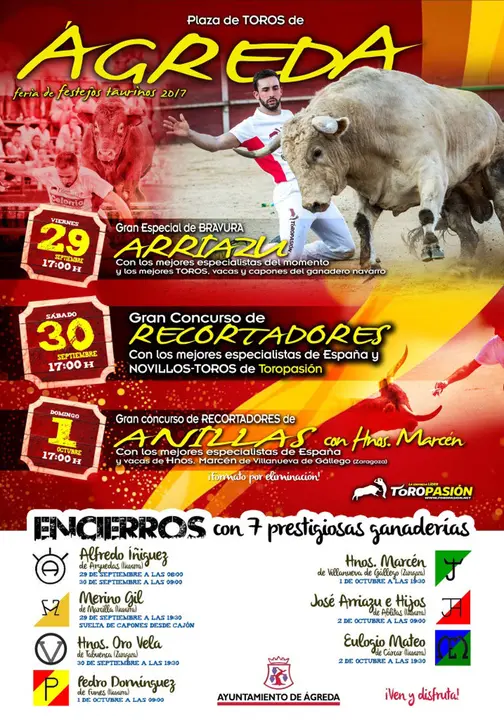 Feria de festejos taurinos de &Aacute;greda