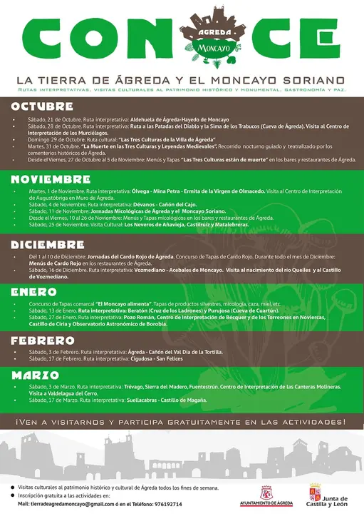 Cartel Rutas Oto&ntilde;o-Invierno 2017-2018