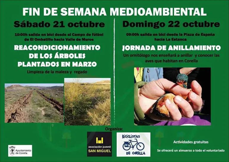 Fin de semana medioambiental en Corella