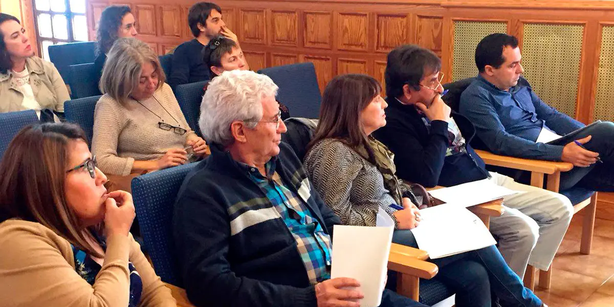 Asistentes a la presentaci&oacute;n de la Coordinadora de la Ribera de Podemos