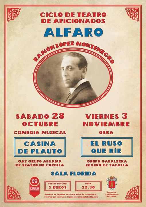 Ciclo de teatro de aficionados 'Ramón López Montenegro' en Alfaro