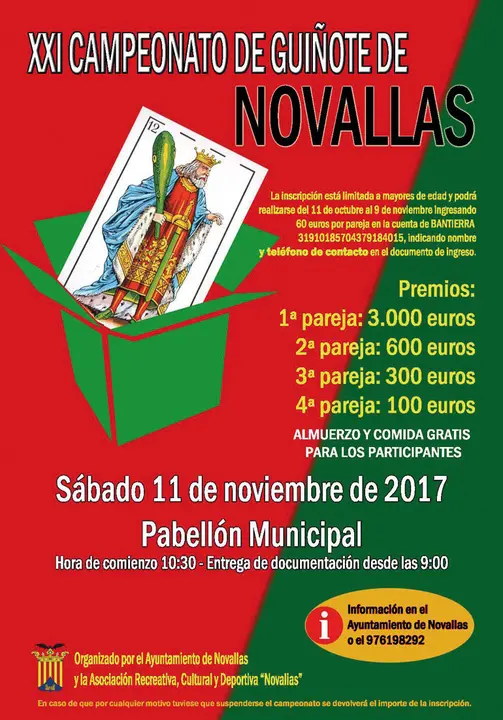 XXI Campeonato de gui&ntilde;ote de Novallas