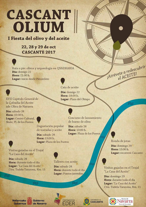I Fiesta del olivo y del aceite Cascant Olium en Cascante