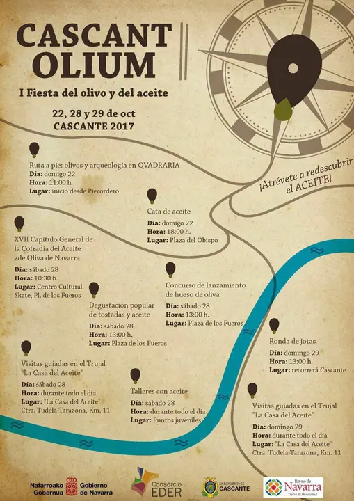 I Fiesta del olivo y del aceite Cascant Olium en Cascante