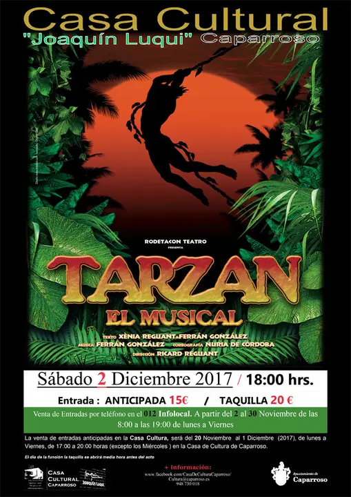 Espect&aacute;culo en Caparroso 'Tarz&aacute;n, el musical'