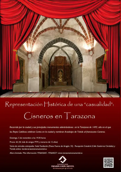 Representaci&oacute;n Hist&oacute;rica de una casualidad Cisneros en Tarazona