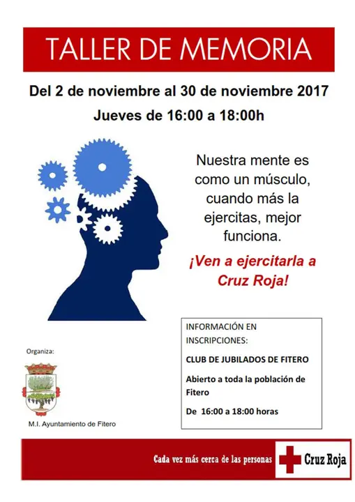 Taller de memoria de Cruz Roja en Fitero