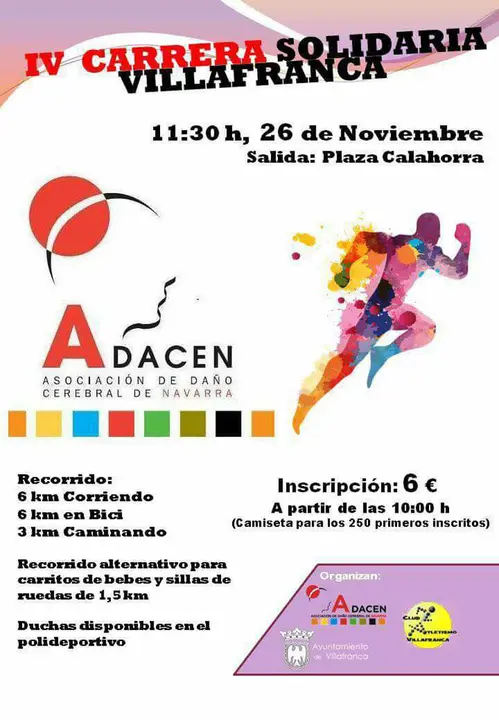 IV Carrera solidaria en Villafranca