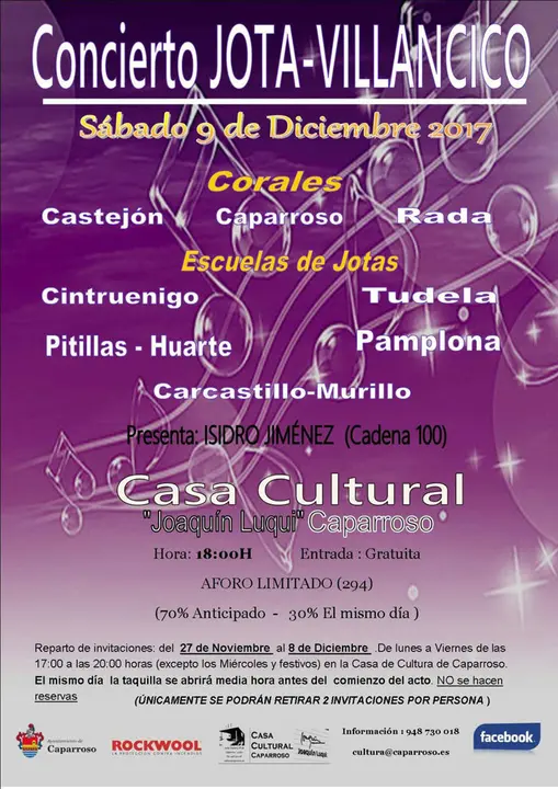 Concierto jota-villancico en Caparroso