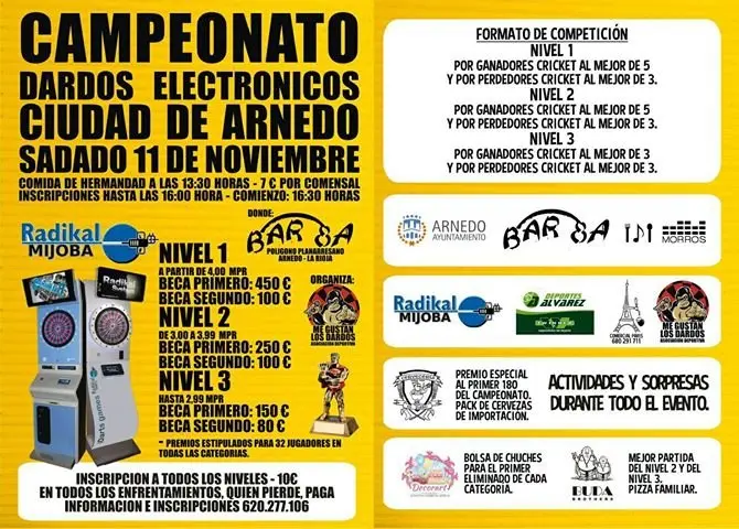 Campeonato de dardos electr&oacute;nicos Ciudad de Arnedo