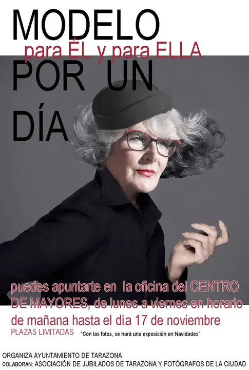 Los mayores de Tarazona, modelos por un d&iacute;a