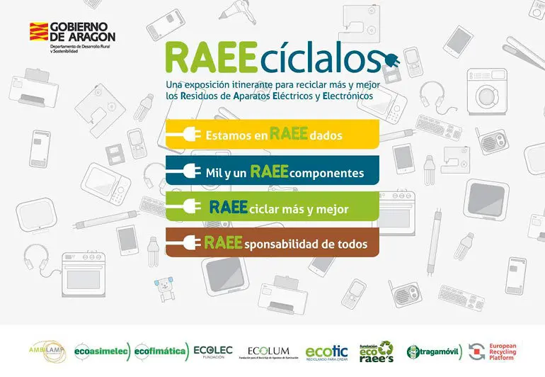 Exposici&oacute;n itinerante en Ejea 'RAEEc&iacute;clalos'