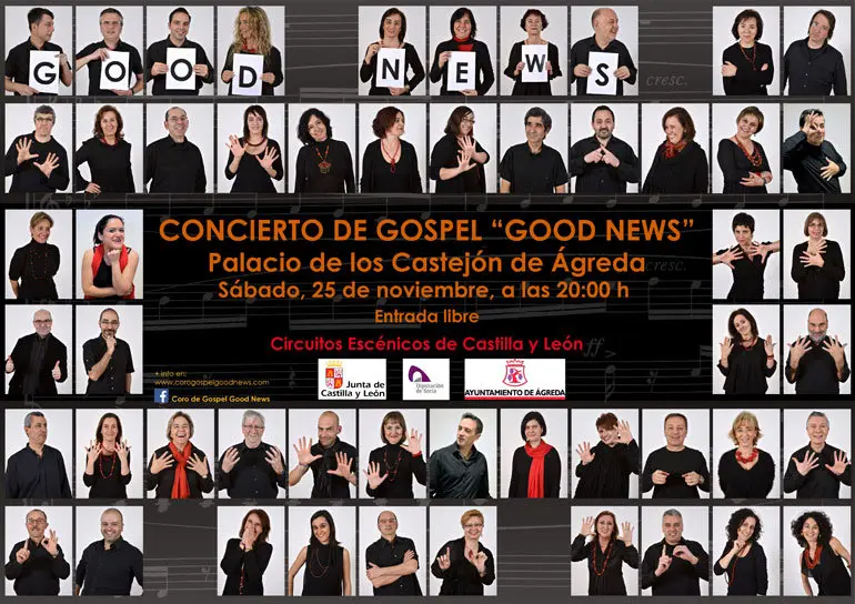 Concierto en &Aacute;greda de Gospel 'Good News'