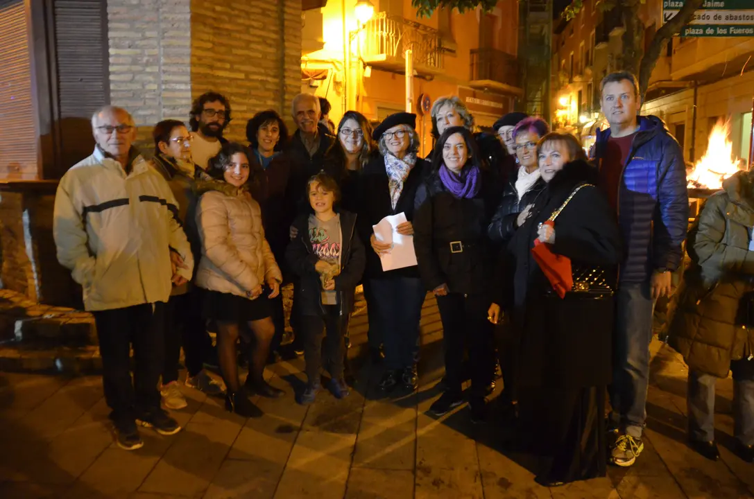 Milagros Rubio instantes previos a recitar su preg&oacute;n