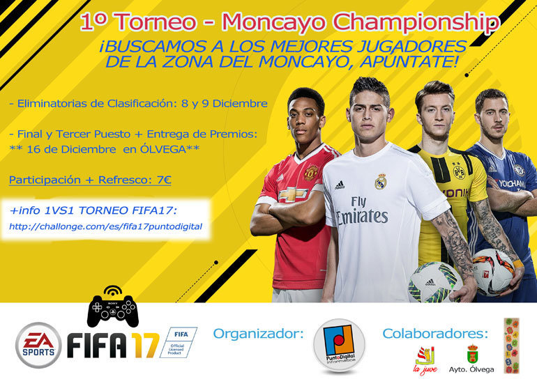I Torneo interpueblos Moncayo Championship de FIFA 17 PS4 en Ágreda y Ólvega