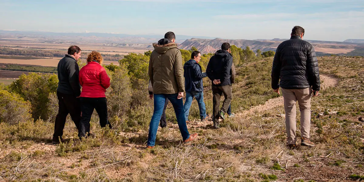 Visita de los parlamentarios a la zona de Bacelosa