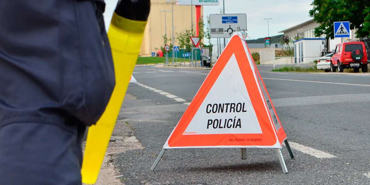 Un control de la Polic&iacute;a Foral