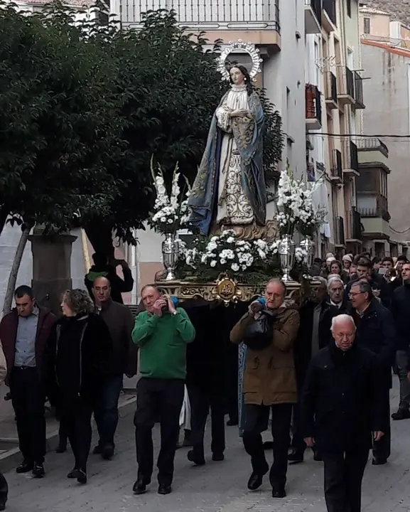 Procesi&oacute;n de la Inmaculada Concepci&oacute;n en Cervera del R&iacute;o Alhama