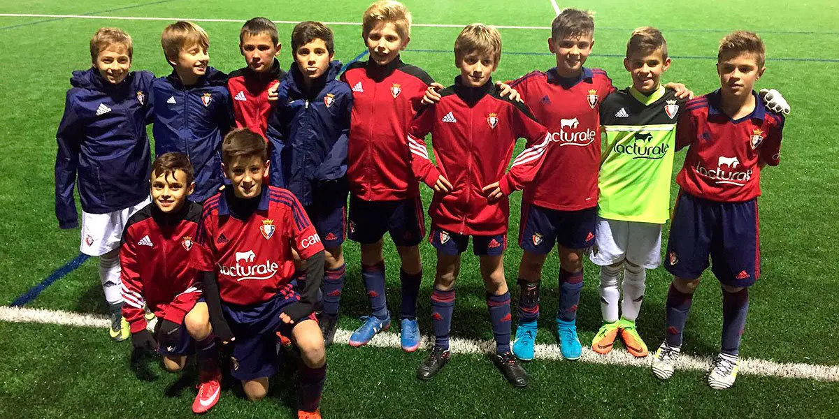 Alevines de Osasuna del equipo de tecnificaci&oacute;n 2006