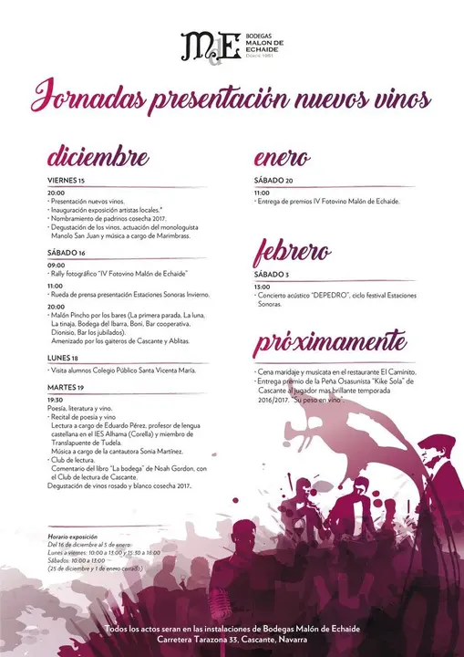 Jornadas de presentaci&oacute;n de los nuevos vinos de Bodegas Mal&oacute;n de Echaide de Cascante