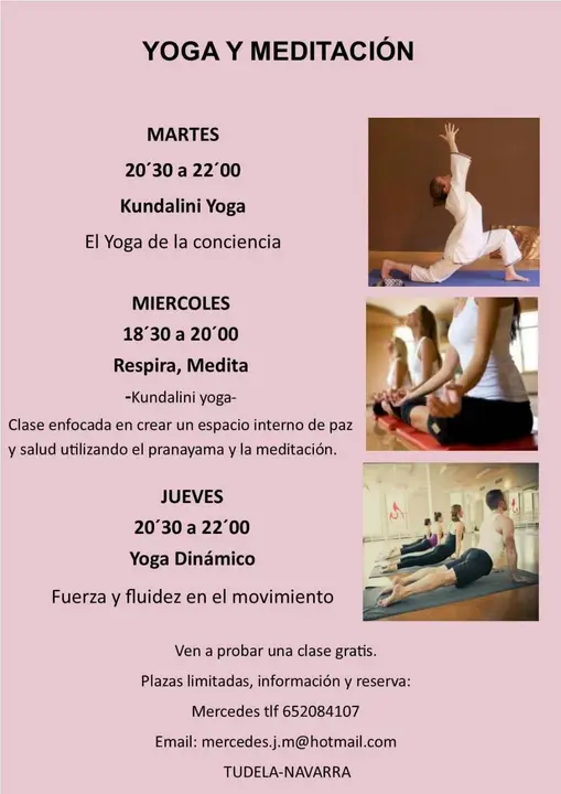 Yoga y meditaci&oacute;n en Tudela