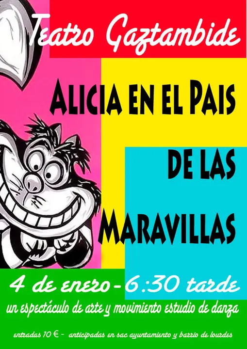 Espect&aacute;culo en Tudela 'Alica en el Pa&iacute;s de las Maravillas'